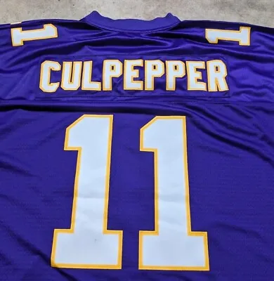 Dante Culpepper Minnesota Vikings Reebok NFL Football Jersey XXL Vintage Y2K • $52.65