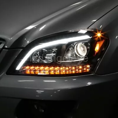 LED Headlights For 2005-2008 Year W164 ML63 ML350 ML50 LED Front Lamps Black • $949.99