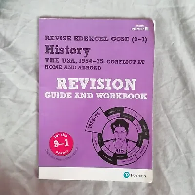 Peaeson Gcse Edexcel Usa Civil Rights Revision Guide Exam Study Book Used • £3