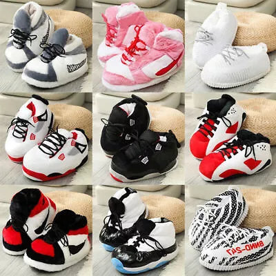£20.16 • Buy Warm Slippers Indoor Unisex Sneaker Cotton Funny Sneakers Home Slippers Winter 