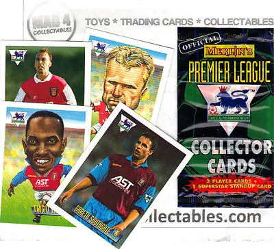 £1.50 • Buy Merlin Football 1996  Base / Basic  Cards 1 To 66  & Pop Up Cards  So1 To So22