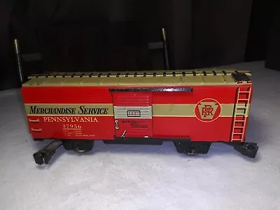 O Gauge Marx Marlines PRR Merchandise Service Box Car #1427 Gray Bottom Train  • $17.50