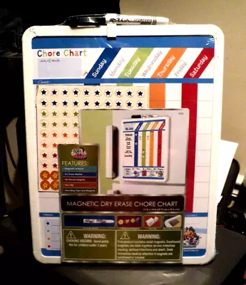 THE BOARD DUDES Magnetic Dry Eraser: Chore Chart: BRAND NEW: 11  X 14 : Magnets • $10