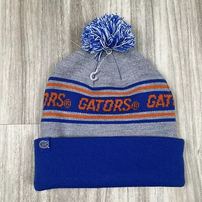 Top Of The World Men's University Of Florida Fashion Knit Cuffed Beanie With Pom • $25