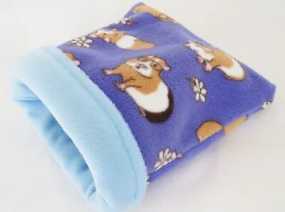**soft And Cosy**4 Sizes **fleece Snuggle Pouchbagguinea Pig Bed Hedgehograt • £4.25
