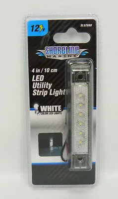 $10.95 • Buy Shoreline Marine SL52088 - 4 Inch White LED Utility Strip Light 12 Volt Low Amp