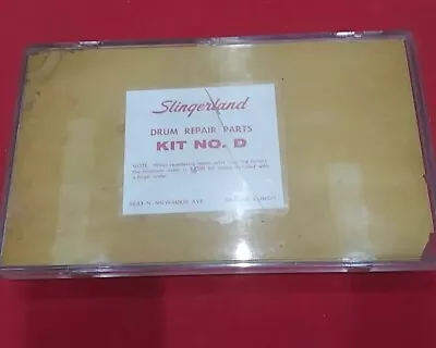 VINTAGE SLINGERLAND COLLECTIBLE-Drum Parts Kit Box • $25