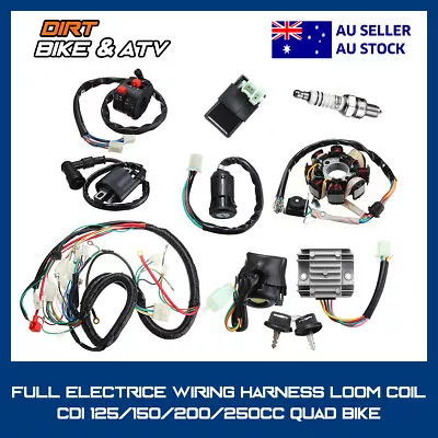 Electrics Wiring Harness Loom Coil CDI FOR Zongshen 125-250cc Quad Bike/Buggy • $43.99