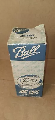 Vintage Zinc Ball Canning Jar Lids New In Box • $19.99