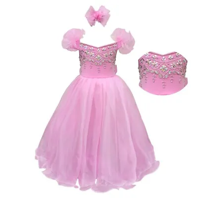 Jenniferwu Girl Lace Dress Wedding Bridesmaid Pageant Party Prom Formal Ball Gow • $58.65