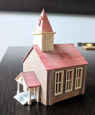 Brick Church - N Scale Model  • $30