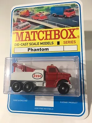 Matchbox Lesney Phantom #71 Esso  Amber Windows Heavy Wreck Truck Blister Pack • $59.95