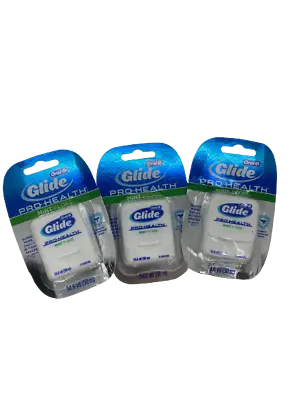 $12.38 • Buy Lot Of 3 Oral-B Glide Pro-Health Mint Floss 54.6 Yd 50m (Dented)