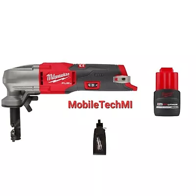 Milwaukee M12 FUEL 16 Gauge Variable Speed Nibbler 2476-20 W/CP2.5 Ah HO Battery • $229.98