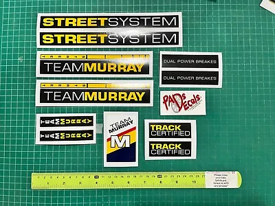 Team Murray Street System BMX Sticker Decal • $35