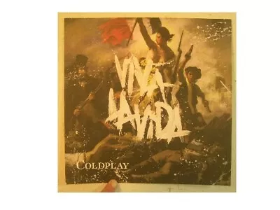 Coldplay Poster Viva La Vida One Sided Cold Play • $50.83