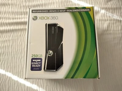 $124.99 • Buy Xbox 360 S Slim 250GB Used In Box 1439 Tested & Works Factory Reset R E F U R B