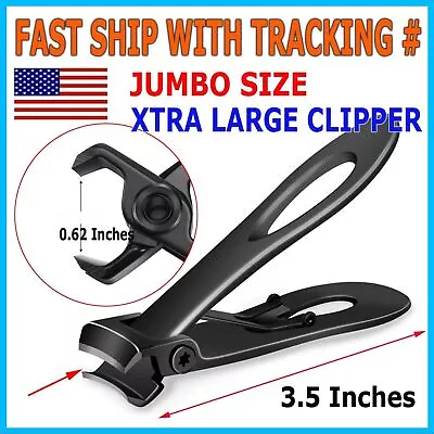 Extra Large Toe Nail Clippers For Thick Nails Heavy Duty Stainless Professional • $9.12