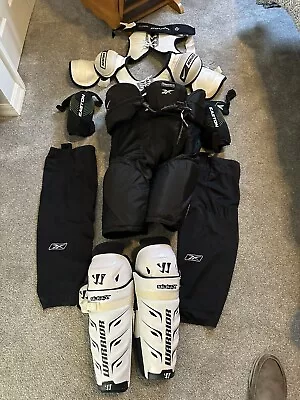 HOCKEY GEAR Reebok Pants/LeggingsBauer ShoulderEaston ElbowWarrior Shin PADS • $129.99