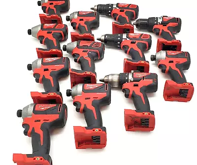 Milwaukee M18 Set Of (12) Impact Drivers-Hammer Drill Driver-Drill Drivers  #126 • $0.99
