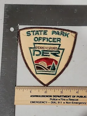 R B3 Pennsylvania State Park Officer DER Used Patch • $4.99