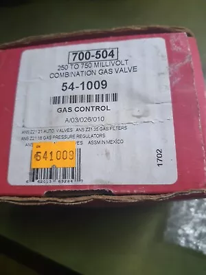  Robertshaw 700-504 7000BMVR 345-701-402 Millivolt Gas Valve .SHIP PRIORITY MAIL • $149