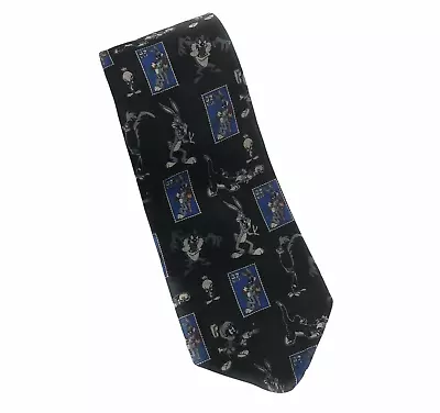 Looney Toons Stamp Collection Tie Tweety Bird Taz Bugs Bunny Marvin The Martian • $11.88