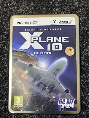 Xplane 10 Global PC DVD Computer Video Game UK Release Excellent Condition • £29.99