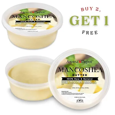 Raw Shea Mango Butter 8 Oz. Cocoa Butter 100% Pure Body Butter Blend MANCOSHEA • $10.95