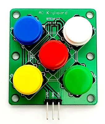 Analog Round Button For Arduino Keyboard Electronic Simulate Five Key  • $6.97