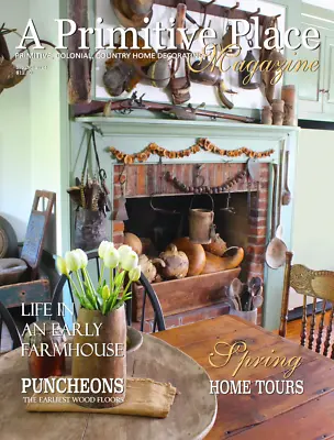 A Primitive Place Magazine - Spring 2024 - Brand New - Colonial Homes Primitive • $10.98