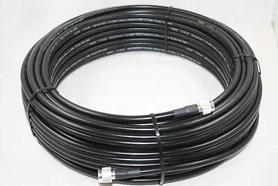 Times Microwave LMR-400UF Ultra Flex Ham & CB Coax Cable 75ft W/N Conn USA MADE • $179.95