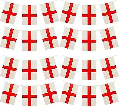 £3.95 • Buy 10m England Bunting Banner Flag St Georges Day Euro  Rugby Cricket Day World Cup