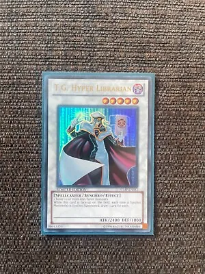 Yugioh T.G. Hyper Librarian JUMP-EN051 Ultra Rare Limited Edition NM • $16.95