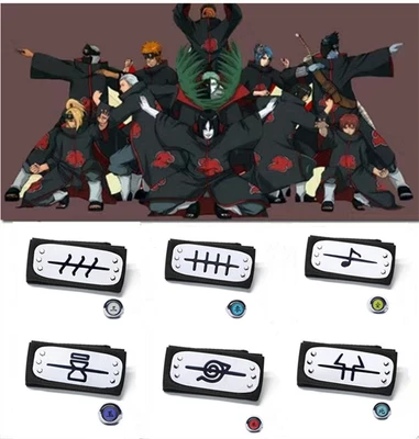$4.99 • Buy Anime Naruto Shippuden Akatsuki Forehead Protector Ring Cosplay Props Gift