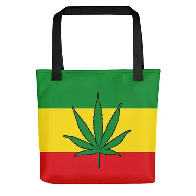 Cannabis Weed 420 Marijuana Stoner Rasta Dab Bong Sativa Indica Ganja Tote Bag • $39.99