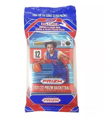 2021-22 Panini Prizm NBA Basketball Cello Pack Silver Prizm Sealed New • $16.99