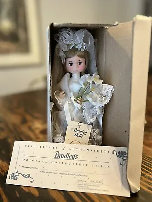 Vintage BRADLEY  MISS JUNE  9  DOLL Original Box Tags And Certificate • $15