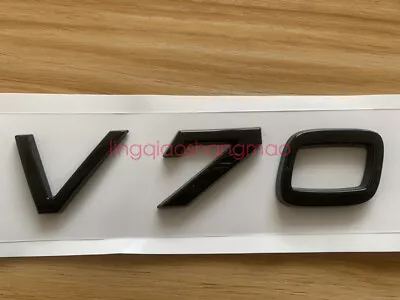 Glossy Black   V70   Number Letters Rear Trunk Emblem Badge For Volvo V70 • $19.31