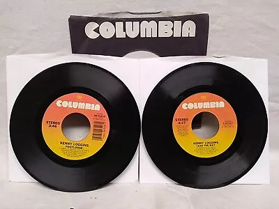 Kenny Loggins Footloose/ Lead The Way 45 RPM Records Lot Of 2 1980-84 Mislabeled • $24