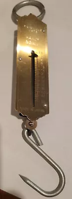 Vintage Brass Handheld Fish Scale Fishermans Mate Handy Scale Collectable! • $27.75