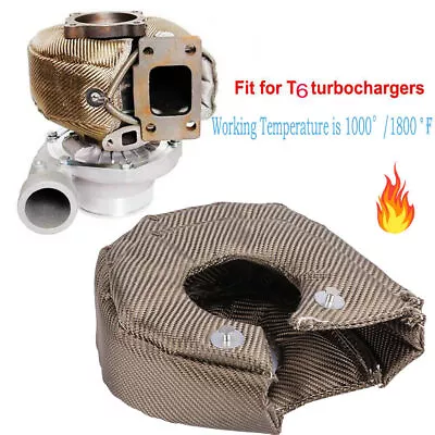 XL Large Frame T6 Turbo Blanket Detroit Diesel Turbocharger Cover Heat Shield • $26.99