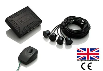 £23.99 • Buy Reverse  Rear Parking Sensor Kit 4 Sensors With OEM Speaker British Brand UK 