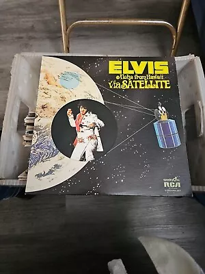 Elvis Presley Elvis Aloha From Hawaii Via Satellite LP Gatefold 1972 RCA VG • $12