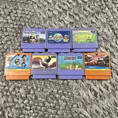 Vtech V.SMILE & V.SMILE Pocket Video Games - Lot Of 7 - Untested • $15.99