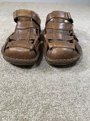 BOC Born Mens Concept Fisherman Sandal Brown Closed Toe Size11 • $24.99