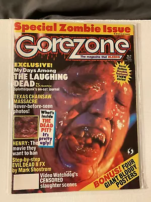 $13.45 • Buy GoreZone Magazine #9 September 1989 FANGORIA The Laughing Dead
