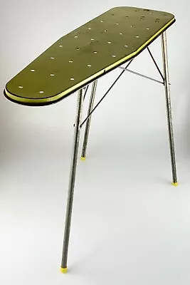 Vintage Metal Ironing Board Yellow EE565 • $94.50