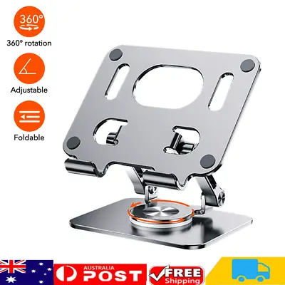 Laptop Stand 360 Rotating Adjustable Ergonimic Foldable Laptop Riser For Desk • $10.49