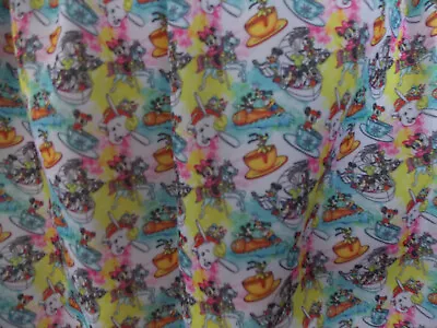 Cute Disney Parks Rides Mickey Minnie Mouse Disneyland World Handmade Skirt • £12.50